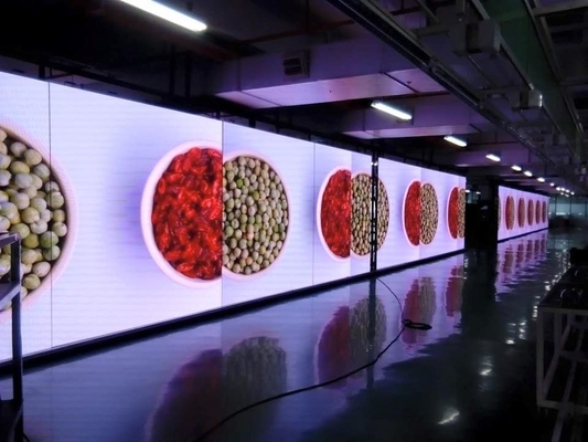Tela video interna da tevê da parede do diodo emissor de luz 4k da cor completa do supermercado para o concerto da fase