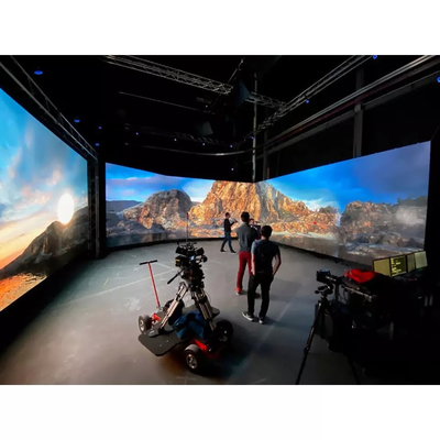 fundo virtual conduzido modular do evento do estúdio do tiro do filme da exposição de parede 8k 3D Immersive