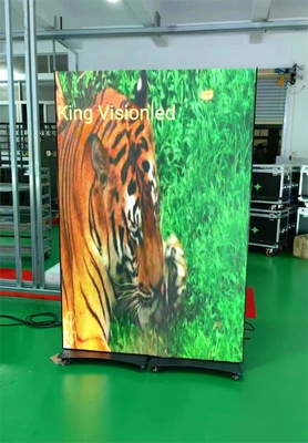 Tela portátil do cartaz do espelho do diodo emissor de luz da cor completa para a visualização ótica de anúncio ereta interna da alameda P1.8 P2.5mm