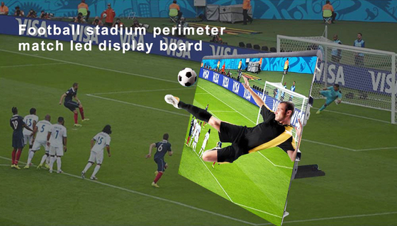 A tela de exposição Videotron do estádio de futebol P10 conduziu o sistema da propaganda do perímetro
