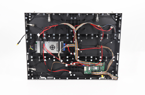 Placa de exposição pequena video interna P1.25 do diodo emissor de luz da parede 500W/M2 1000nits de 1R1G1B 4K