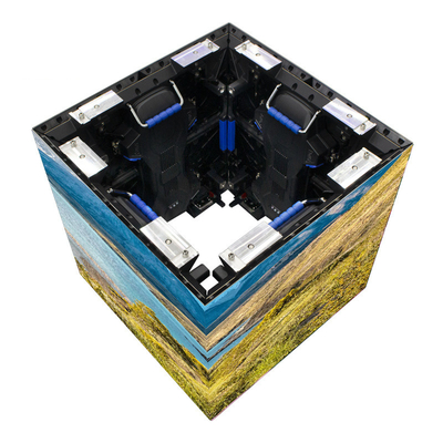 Tela de exposição interna personalizada Digital criativa do cubo do diodo emissor de luz da cor completa de P2.5 Hd que anuncia a tela