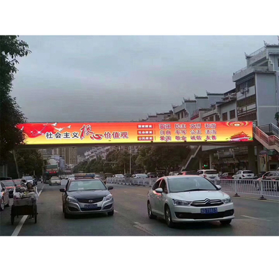 Tela bilateral exterior exterior do diodo emissor de luz do corredor P8 de Tianqiao da tela de exposição do diodo emissor de luz da propaganda de P5 P6