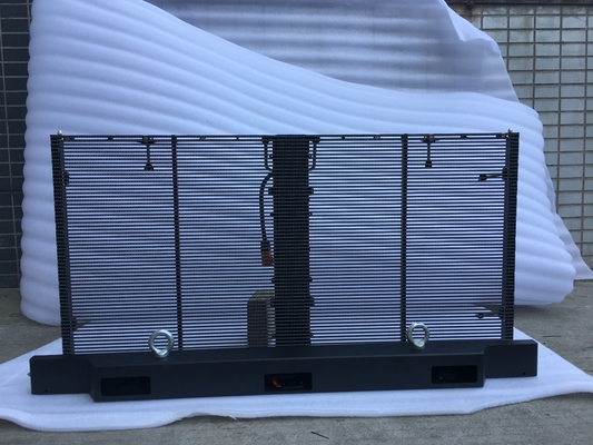 Exposição fácil de trabalho da instalação da temperatura -10~40℃ da tela da cortina do diodo emissor de luz da parede de vidro