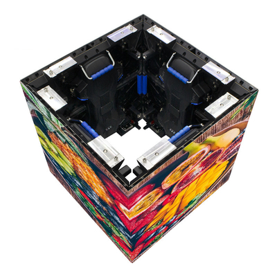 Rei interno Visionled da tela de tela do cubo P3 da alta resolução 384*384mm